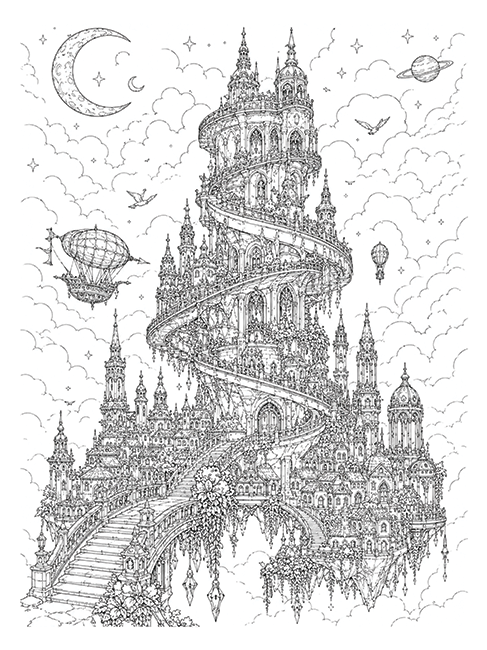 Fantasy Cities preview page 1