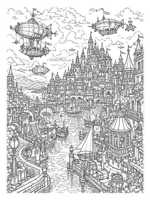 Fantasy Cities preview page 3