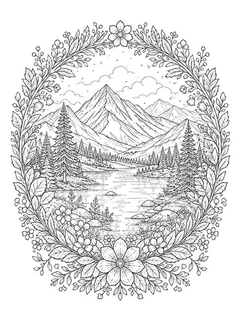 Mandalas of Nature preview page 3