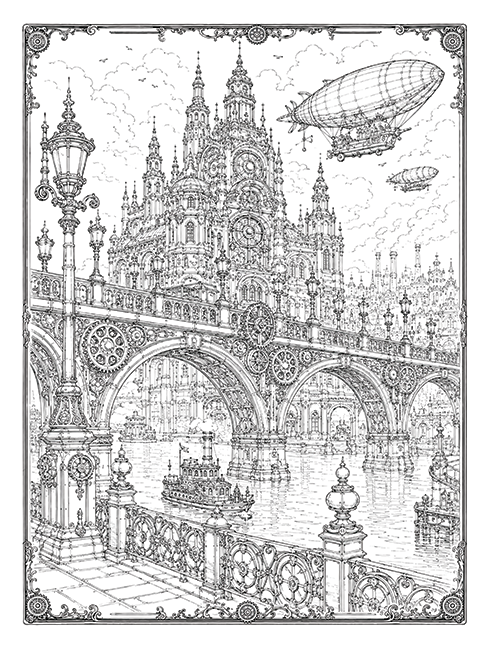 Steampunk Worlds preview page 1