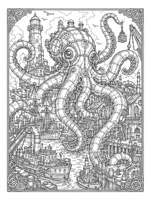 Steampunk Worlds preview page 4