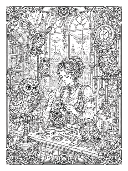 Steampunk Worlds preview page 5