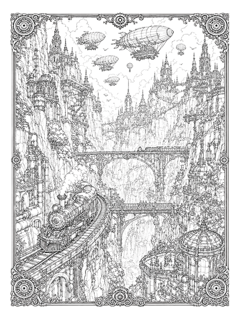Steampunk Worlds preview page 6