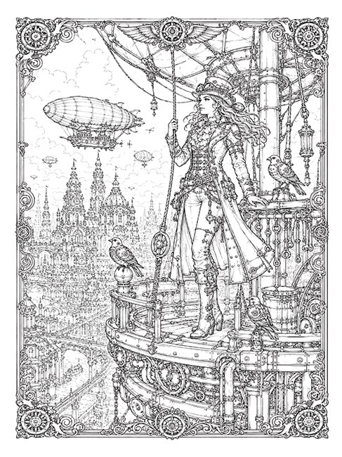 Steampunk Worlds preview page 7